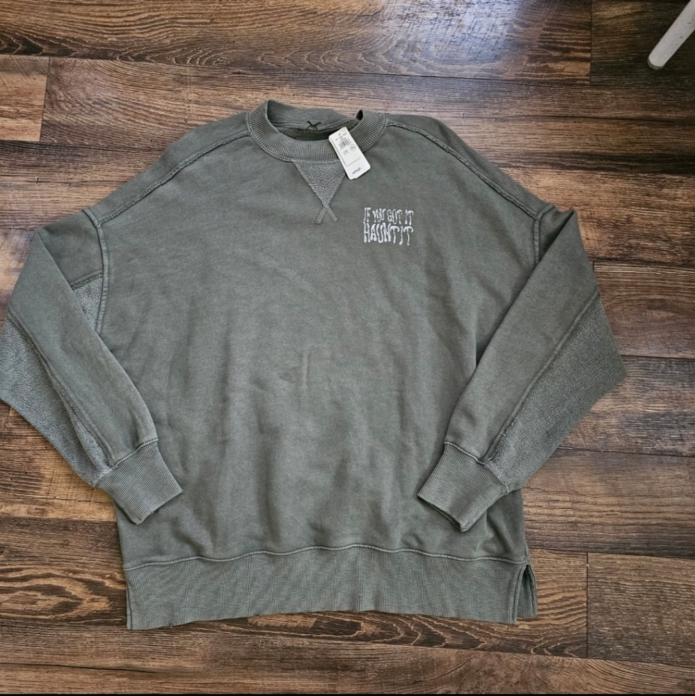 Aerie Halloween Ghost Sweatshirt - Picture 3 of 4